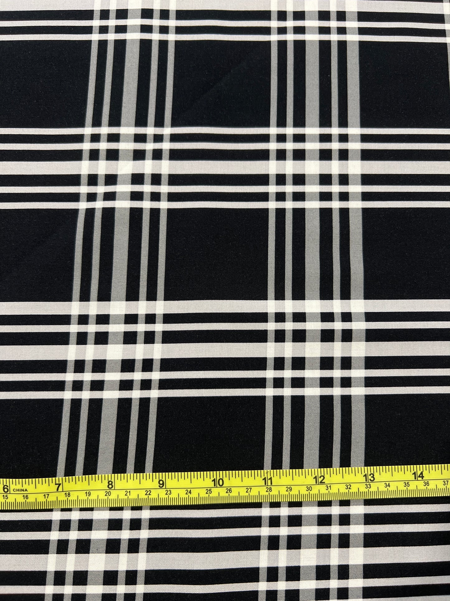 RB - Fleur Noire Plaid Black