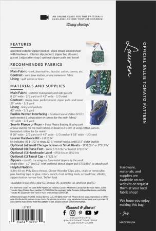 Sallie Tomato: Lauren Bag