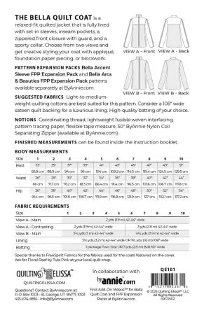Bella Quilt Coat