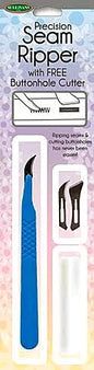 Sullivans Precision Seam/Stitch Ripper with FREE Buttonhole Cutter - Black Rabbit Fabric Inc.