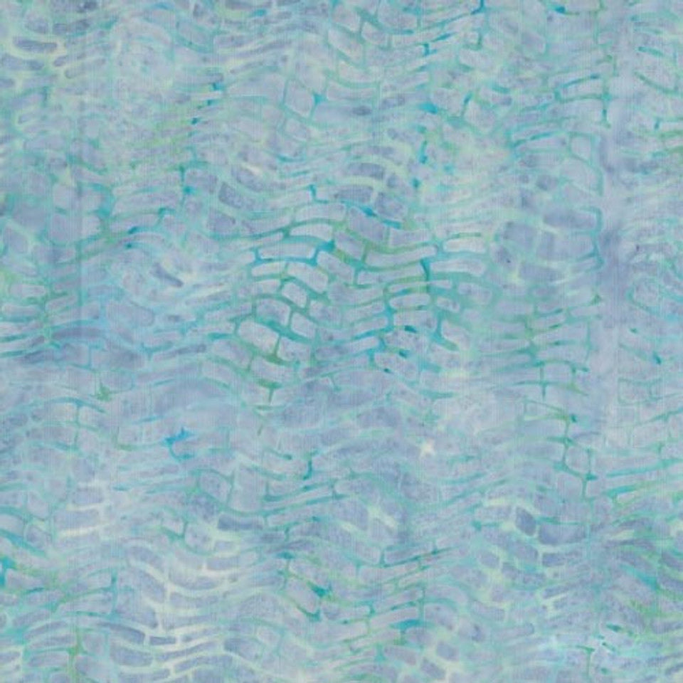 Blank Ocean Mandala Batiks - Glacier