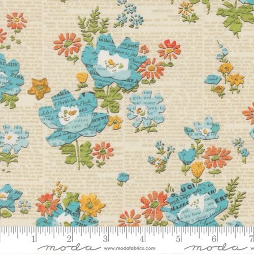 Moda Paper Hamlet Florals Newspaper