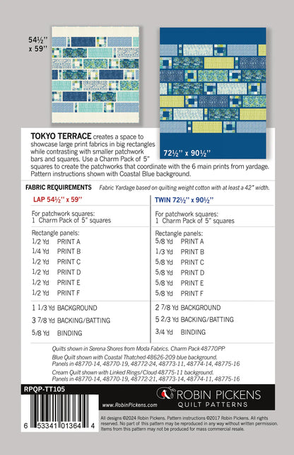 Paper Quilt Pattern - Tokyo Terrace