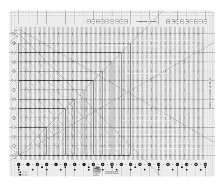 Creative Grids Quilt Ruler Stripology® XL