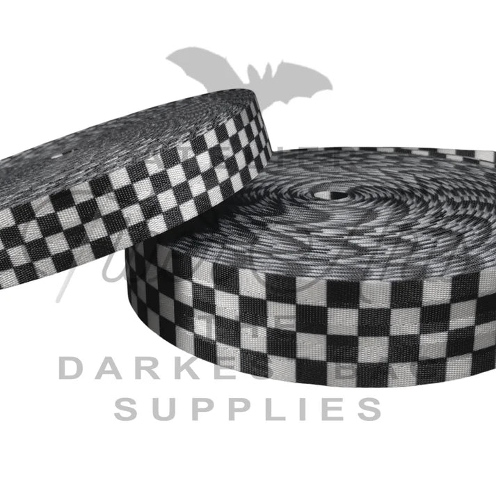 Webbing - Checkerboard - 25mm (1in)