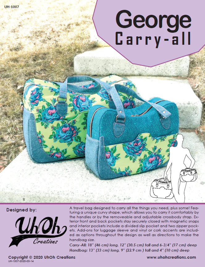 UhOh Creations - George Carry-All Paper Pattern