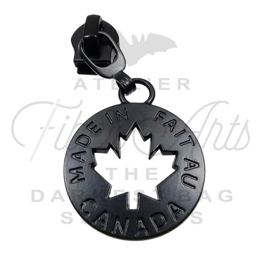 Atelier #5 Made In Fait Au Canada Zipper Pulls in Matte Black