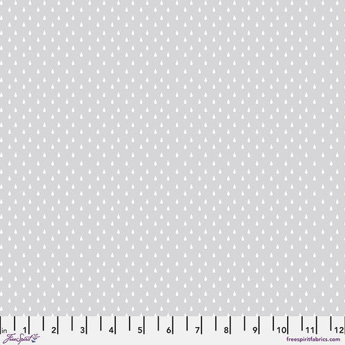 Tula Pink True Colours - Ghost Droplettes - Whisper