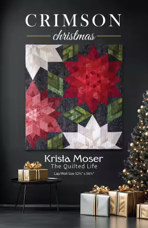 Paper Quilt Pattern - Crimson Christmas