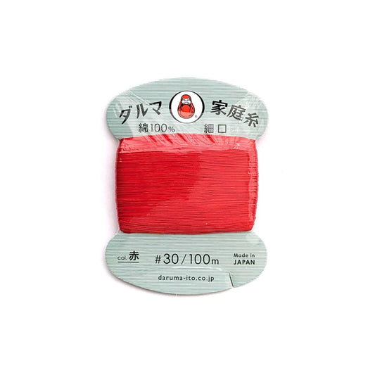 Multipurpose Cotton Thread 30wt Red