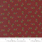 Moda Flannel Season Berry Nice - Barn Red