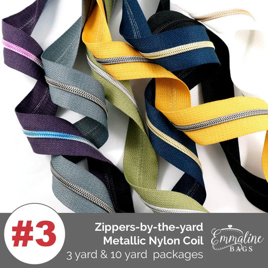 Emmaline Zippers-by-the-Yard - *SIZE#3* Beige (DOES NOT INCLUDE SLIDERS/PULLS)