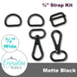 Emmaline Hardware Kit - Strap Kit to fit a 3/4" (18 mm) Wide Strap