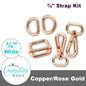 Emmaline Hardware Kit - Strap Kit to fit a 3/4" (18 mm) Wide Strap