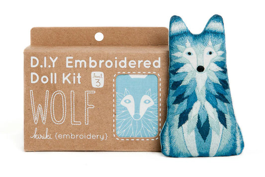 Kiriki Embroidery Kit: Wolf